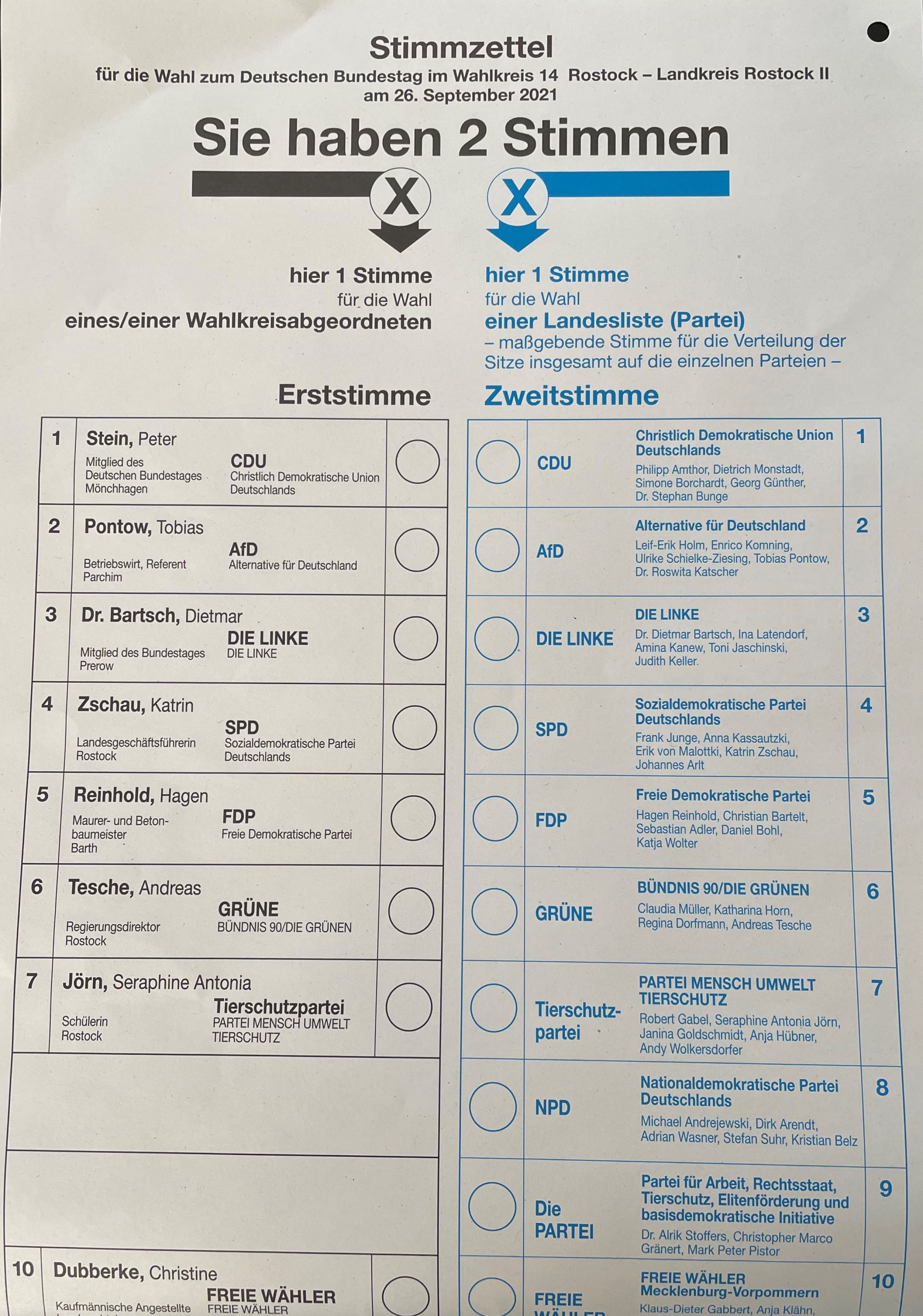 Bundes- und Landtagswahlen